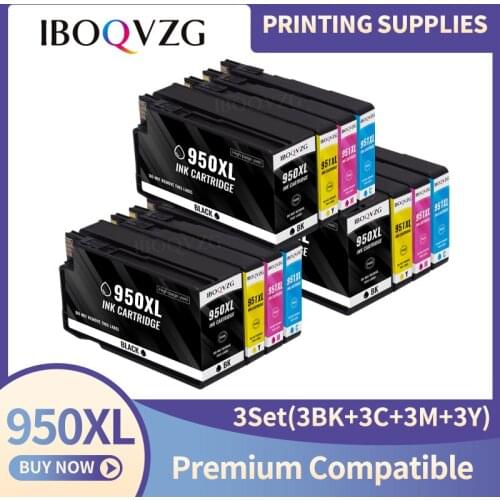IBOQVZG Compatible For HP 950XL 951XL 950 951 Ink Cartridges Officejet Pro 8100 8600 8610 8615 8620 8625 251dw 276dw for HP950