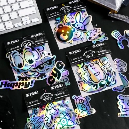40 Pcs/set Cute Sticker Set Kawaii Animals Diy Decorative Label For Scrapbooking Cup Cellphone Gift Wrapping Letter Card Art