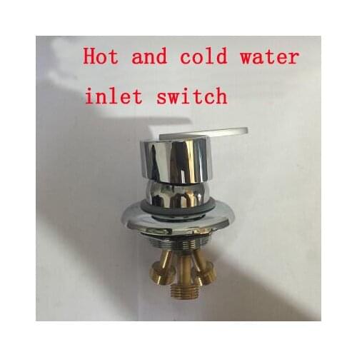 2 Types cold and hot water switch, Wholesale Shower room mixing valve chrome plated, Bathroom brass bathtub valves faucet