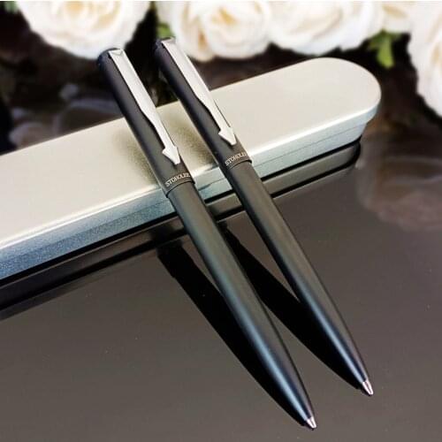 Roller ball pen metal material mens and womens style stationery signature roller pen office school supplier 0.5mm ink