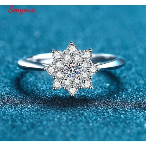 SMYOUE Rings With Diamonds