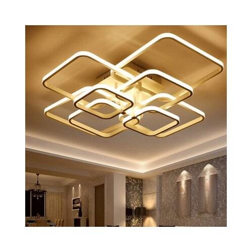 Modern led panel lights ceiling chandelier luzes de teto ventilador de techo Bedside Aluminum living room bedroom Ceiling Lamp