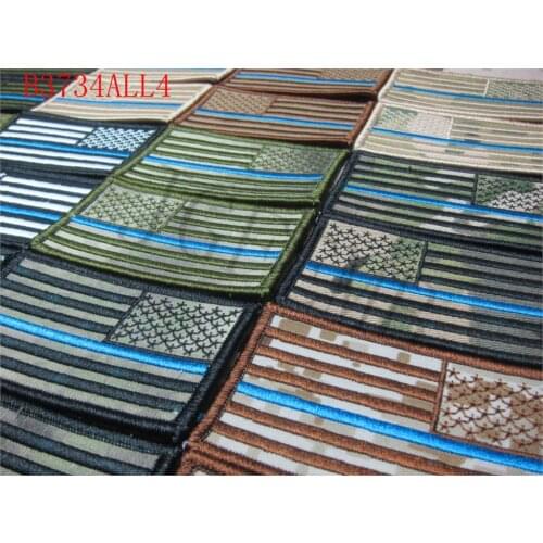 The Thin Blue Line American Flag Embroidered patch