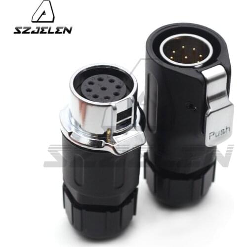 XHP20 9pin Waterproof conector, Docking Circular Industrial Male&Female Plug And Socket Solar Energy DC Waterproof Connector