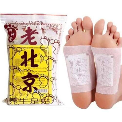 NEW 50pcs Old Beijing Foot Patch Slimming Repair Detox Weight Loss Improve Sleep Quality Detox Foot Patch TSLM2