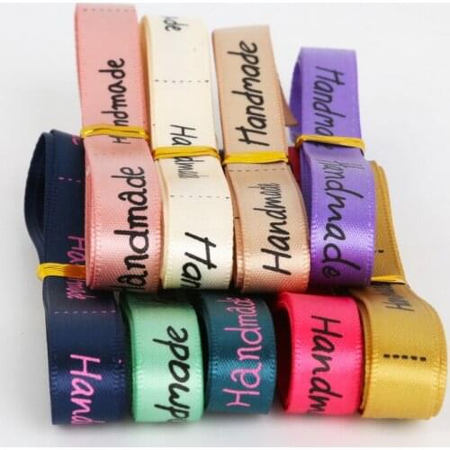 9Yard 10mm 3/8'' Handmade Design Satin Ribbon Tape For Wedding Party Decoration DIY Bow Craft Ribbons Card Gifts Wrapping
