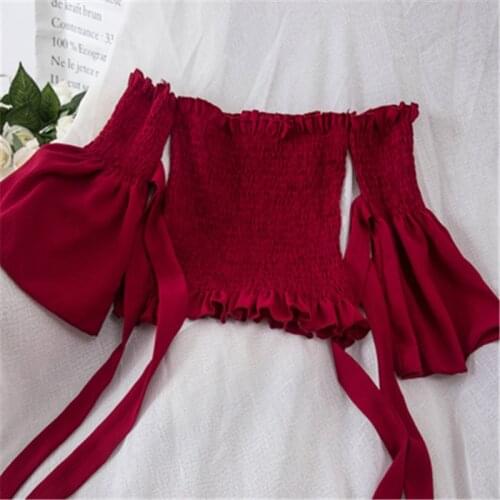 Желтые блузки Flubiflous China At AliExpress