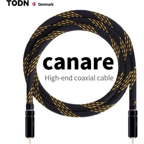Canare RCA to RCA Cable Digital Coaxial Audio Cable Male Stereo Connector for TV DVD Amplifier Hifi Subwoofer Toslink