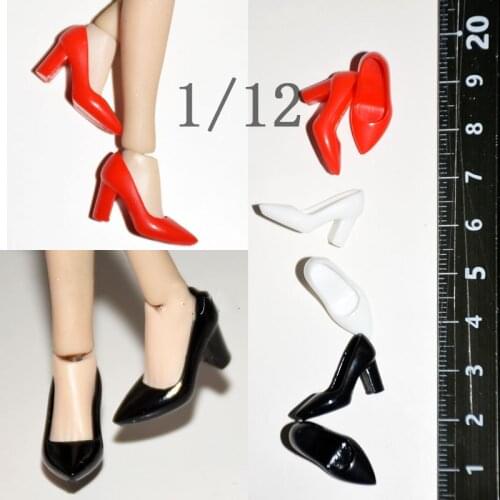 In Stock Collectible 1/12 Scale Female Figure Accessories DIY High Heel Shoes Model for 6 inches Action Figure