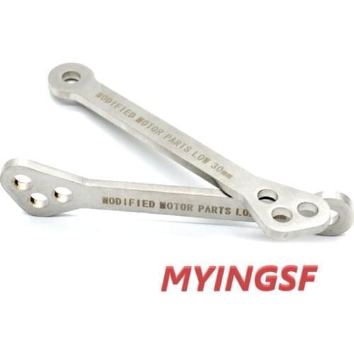 Lowering Links Kit For SUZUKI GSF 600/650/1200/1250 N/S/A/Z/FA/SA BANDIT Motorcycle Rear Cushion Lever Suspension Linkage Drop