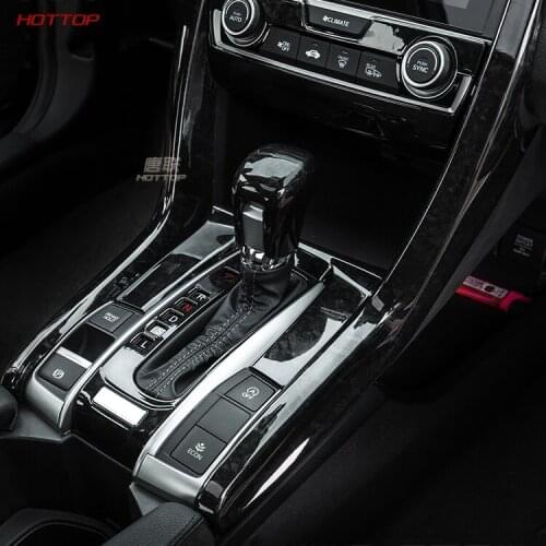 Forging Grain ABS Car Interior Refit Accessories Full Set For Honda Civic 2016 2017 2018 Car Styling A