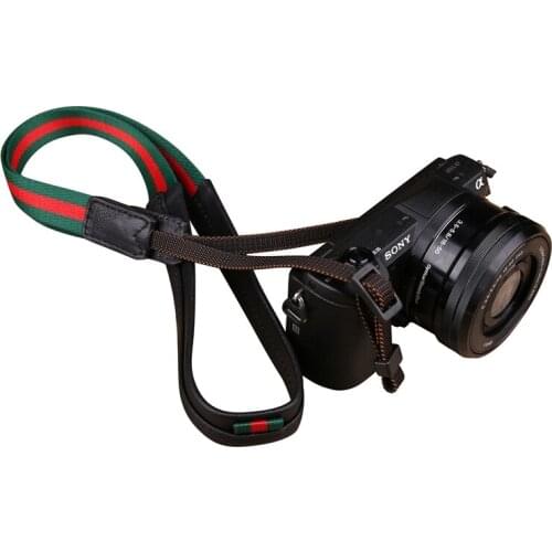 Cowhide Webbing Micro Single Camera Shoulder Strap Original Handmade Hanging Neck Rope For Sony A6500 Olympus EM10 Panasonic GF8