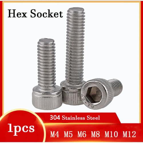 M4 M5 M6 M8 M10 304 Stainless Steel Left Way Hand Left-Handed Opposite Reverse Thread Cap Cup Allen Head Hexagon Socket Screw