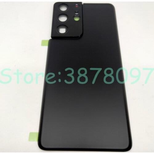 Orignal Rear Door For Samsung Galaxy S21+ Plus S21 Ultra Back Battery Cover Glass Panel Housing Case Repair Replacement Part