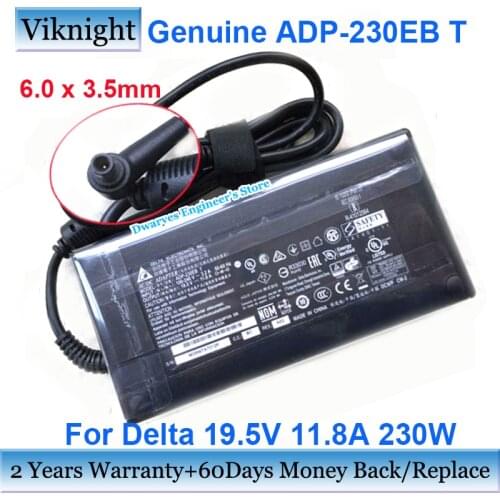 Genuine Delta ADP-230EB T 19.5v 11.8A 230W AC power Adapter charger For Asus GL503 GL702 GL703 GL504 GL501 Gaming Laptop Adapter