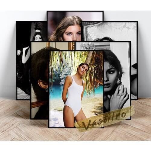 Valery Kaufman Model Poster, Sexy Star Wall Picture, Valery Elegant Goddess Wall Stickers, Beauty Wall Art, Kaufman Art Prints