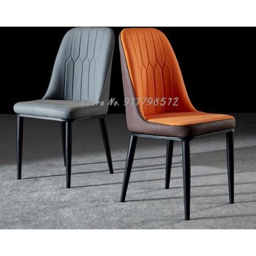 Simple modern dining chair light luxury restaurant chair home back chair nordic dining table and chair net red ins makeup stool