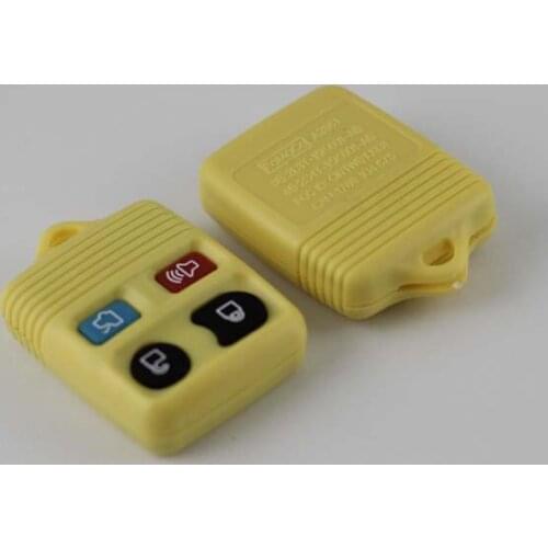 4 BUTTONS KEYLESS REMOTE KEY FOB CASE SHELL FOR FORD FOCUS LINCOLN TOWN MERCURY GRAND MARQUIS SABLE TRANSIT IN YELLOW 30PCS/LOT