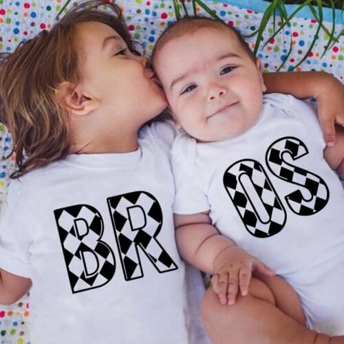 Big Brother Little Brother Shirts Big Brother T-shirts Little Brother Tops Siblings Shirts Bros Matching Tees Boy Outfit Clothes