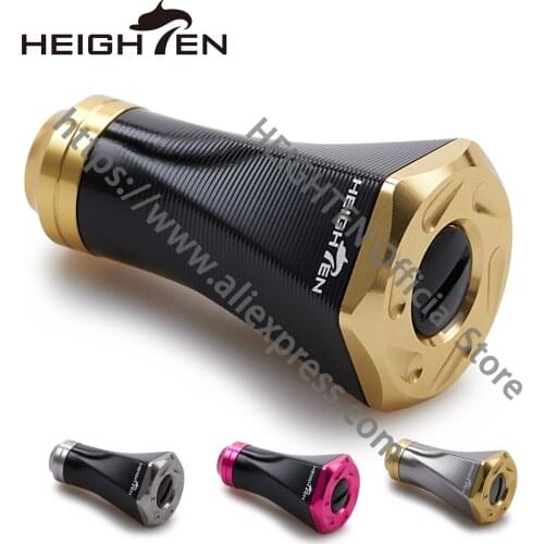 Spinning Bait Reel Handle Knob 25.3mm for Daiwa Used Six-sided Design 3D Anti-slip Pattern Tower Handle Balance for Reel Handle