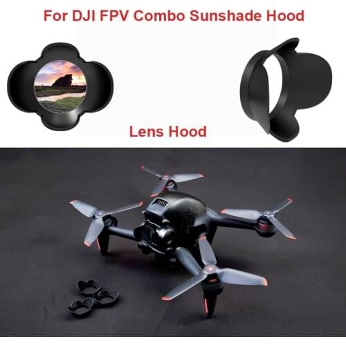 Lens Cover Sunshade Protective Cap For DJI FPV Combo Lens Hood Anti-Glare Gimbal Camera Guard For DJI FPV Drone Accessories