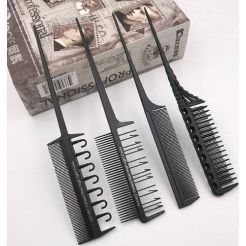 1pc Removable Hair Coloring Highlight Comb Anti-static Hair Dying Comb Brush Salon Edge Brush Hairdressing Styling Tools