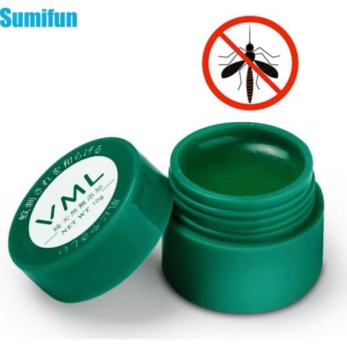 1pcs Japan Mosquito Repellent Cream Analgesic Peppermint Herbal Ointment Itching Anti-motion Cooling Oil Houseware Outdoor P0093