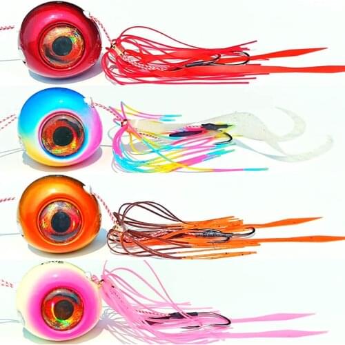 350g/250g/200g/150g/120g/100g/80g/60g/40g tenya Kabura Pesca Slider Snapper/Sea bream Jig head with skirt lead jig jigging lure