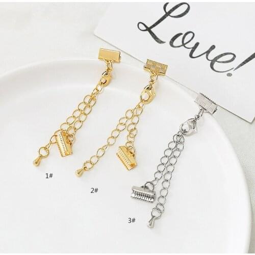 4pcs horse mouth clip buckle color retention end buckle diy homemade jewelry necklace bracelet connection buckle clip material