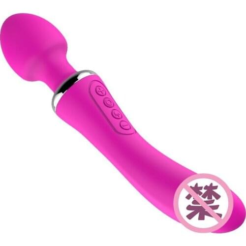 45 ° Heating Vibrator Dual Adult Toys USB Female Masturbation Waterproof Vagina Clitoris Massager Sex Toys for Women Phallus