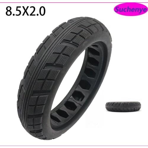 8 inch 8 1/2x2 Solid Tire for Xiaomi Mijia M365 Electric Scooter Shock Absorber Damping Rubber Tire 8.5x2.0 Solid Tire
