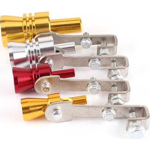 Car Modified Turbo Whistle Exhaust Pipe Sounder Imitator Tail Throat Nozzle Muffler Exhaust Pipe Muffler Tip Auto Accessories