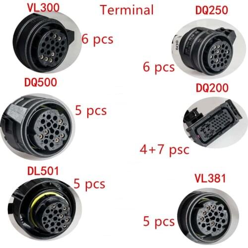 Free shipping For VAG VW Audi Gearbox Adapter Connector Plug With Terminal For DQ250 DQ200 VL381 VL300 DQ500 DL501 1K0 973 218/1
