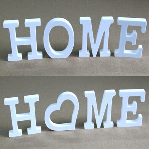 10cm White letter 0 _9 A-Z alphanumeric family decorated birthday and wedding gifts crafts Home decoration Wall sticker