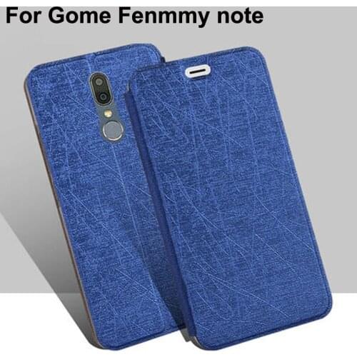 PU Leather Case For Gome Fenmmy note 2018X38a flip stand cases back Cover For Gome Fenmmy note shell protective capa coque 5.99"