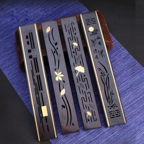 Antique Personality Wood Hollow Incense Burner Wood Incense Box Portable Incense Stick Holder Use In Teahouse Office Home Decor