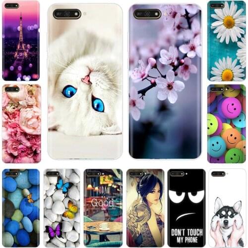 For Huawei Y6 2018 Case 5.7" inch ATU-L21 Soft Silicone TPU Phone Back cover 360 Protective Case For Huawei Y6 Prime 2018 Y 6