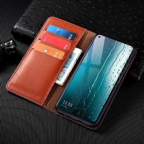 For Umidigi One F1 F2 S2 S3 S5 A3 A5 A7 A9 Z2 X Power 3 A3S A3X Pro Bison GT Case Litchi Genuine Leather Flip Cover Protector