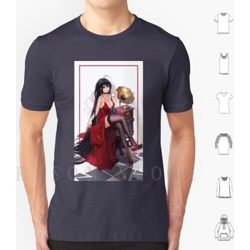 Taihou-Azur Lane T Shirt Diy Big Size Cotton Azur Lane Anime Azur Lane Atago Manga Akagi Enterprise Waifu Azur Lane Peeker