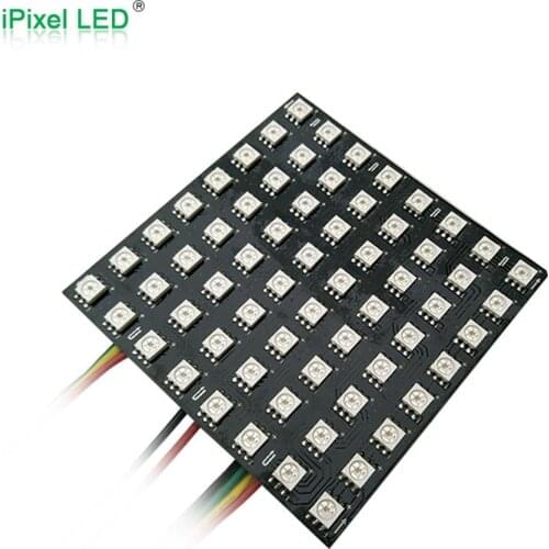 DC5V flexible led panel mini led dot matrix APA102 80*80mm