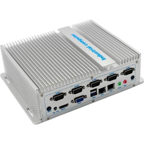HCiPC B104-3 HNBOX-301 J1900 Fanless industrial PC, industrial computer,Mini BOX PC, With any cable with 6COM R232