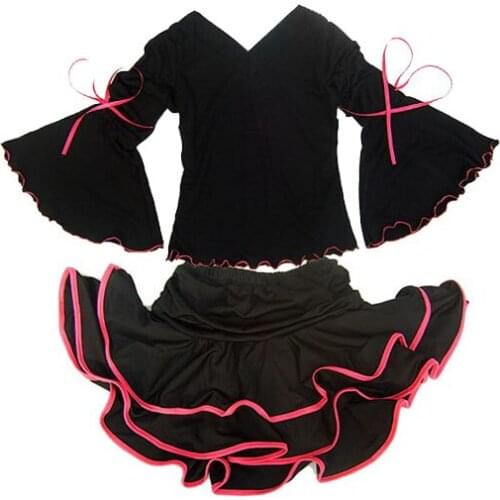 NEW Child Girls Kids Cheap Sexy Black Blue Red Pink Sequin Fringe Salsa Dancewear Dance Costume Salsa Dance Dresses
