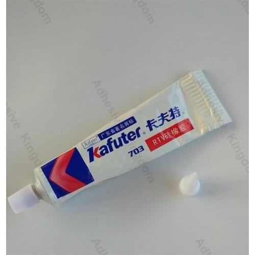 Wholesale 5pcs Kafuter 45g K-703 RTV silicone rubber electronics sealant insulated adhesives white