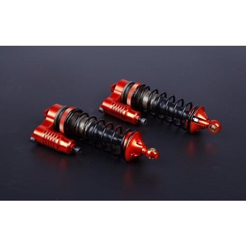 CNC Alloy Front shocks absorbers set with buffer caps For Losi 5ive T Rovan LT King Motot X2