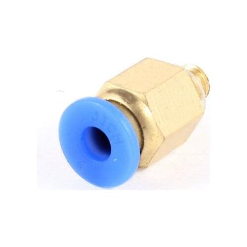 5mm Thread to 4mm Hole Tube Air Pneumatic Push in Quick Connector Joint