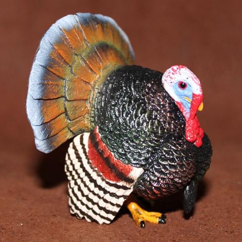 Pvc figureMale turkey model toy gifts