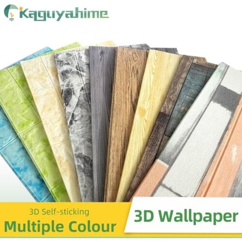 K-RU Foam Self-Adhesive Wallpaper 3D Brick Waterproof Wall Stickers DIY Home Decoration For Kids Room Bedroom Decor Wall Sticker