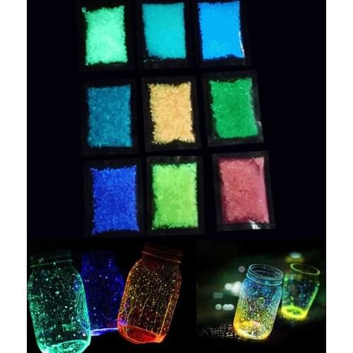 Luminous Sand Luminous powder Glow In The Dark Party Toys DIY Bright Paint Star Wishing Bottle Fluorescent Toys For Children