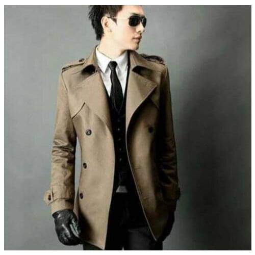 Spring and autumn slim sexy shore trench coat men medium-long overcoat long sleeve mens clothing business outerwear fashion
