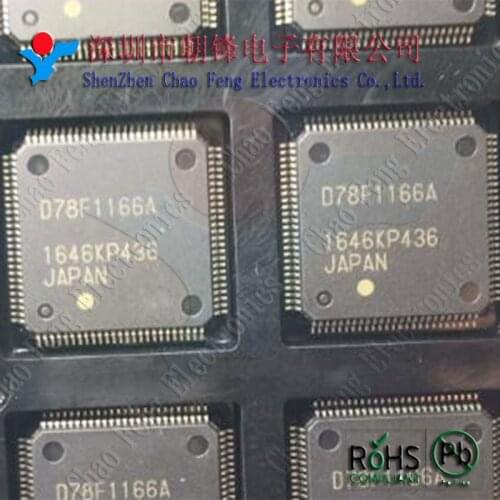 UPD78F1166AGC-UEU-AX UPD78F1166AGC UPD78F1166A D78F1166A QFP100 New Original